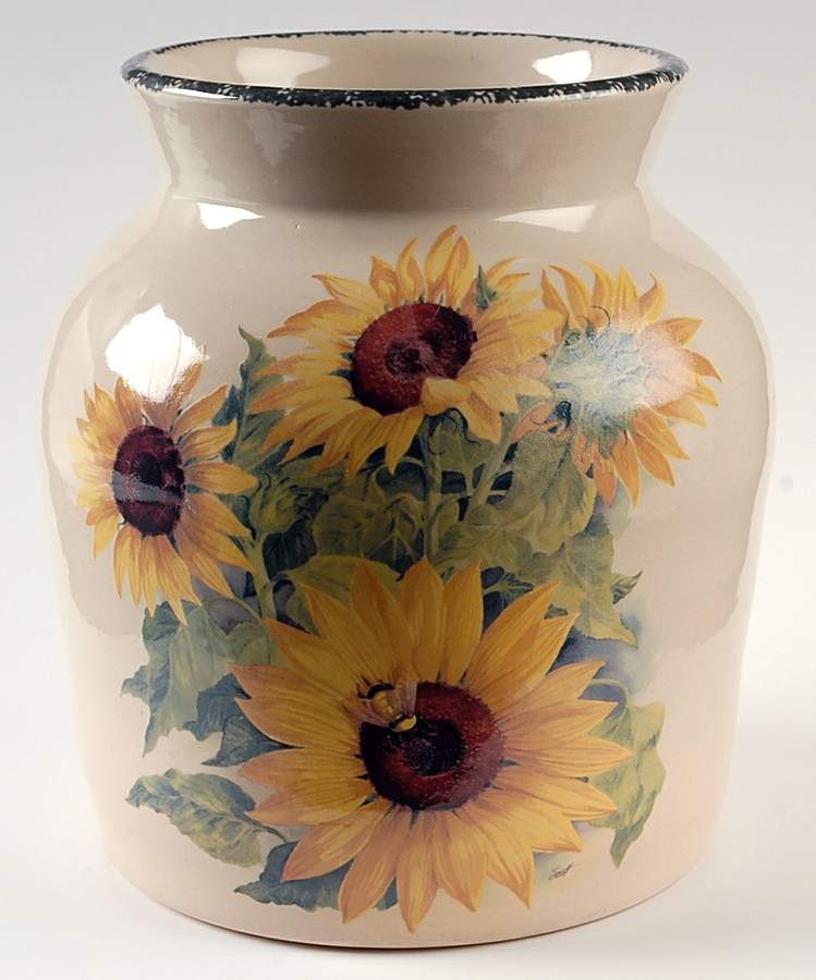 Sunflower Extra Large Canister No Lid by Home & Garden Party-1