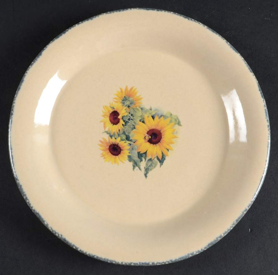 Sunflower Salad Plate by Home & Garden Party-1
