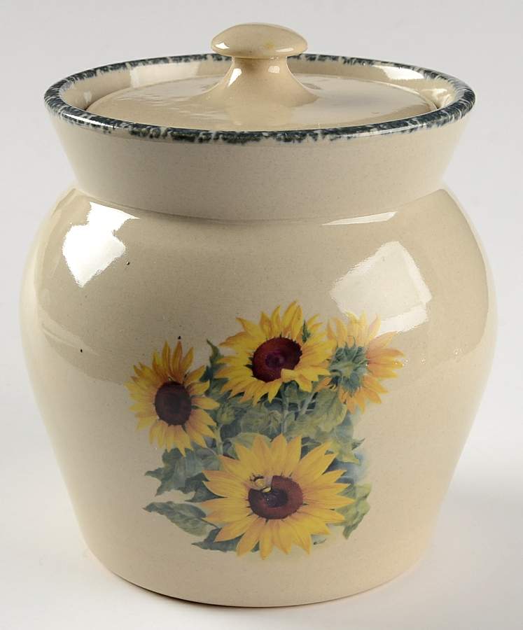 Sunflower Small Canister & Lid by Home & Garden Party-1