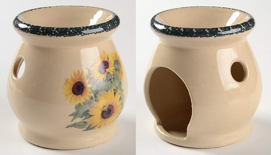 Sunflower Wax Tart Burner/Warmer by Home & Garden Party-1