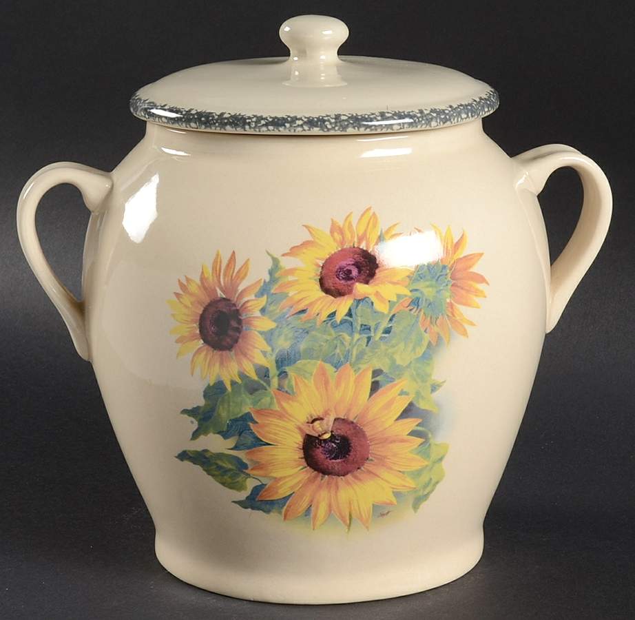 Sunflower Small Canister & Lid by Home & Garden Party-1