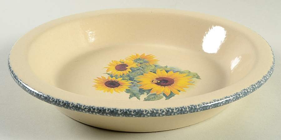 Sunflower 11" Pie Baking Plate by Home & Garden Party-1