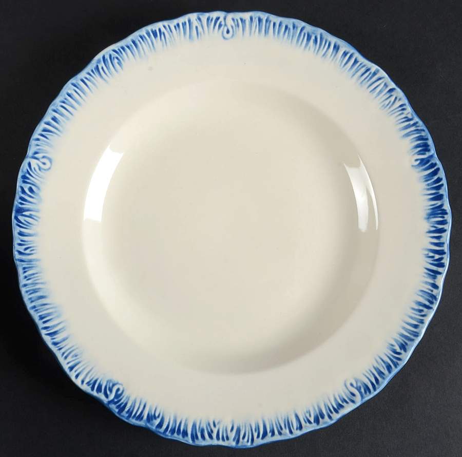 Shell Edge Blue Salad Plate by Hartley Greens-1