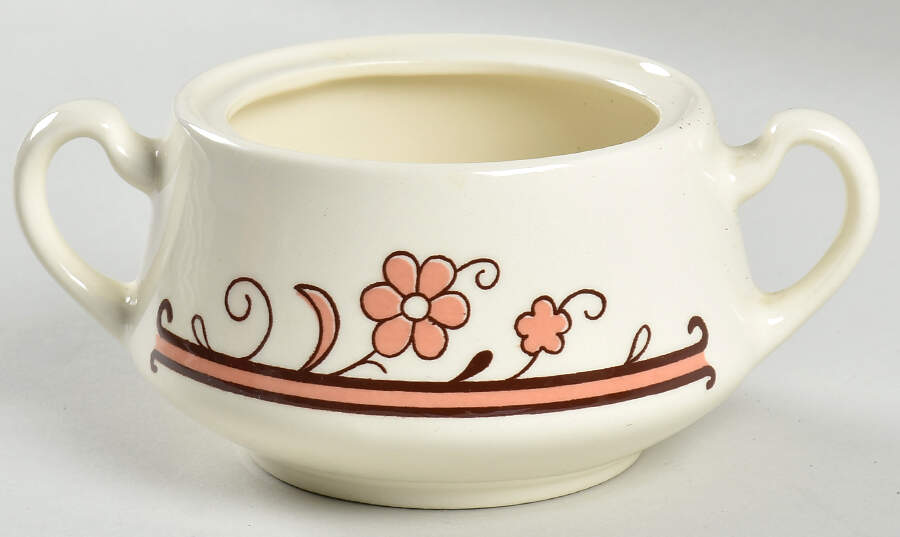 HLC2605 Sugar Bowl No Lid by Homer Laughlin -1