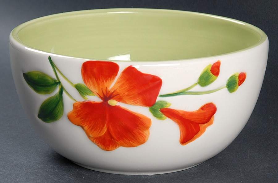 Garden Bouquet Soup/Cereal Bowl by Homestudio-1