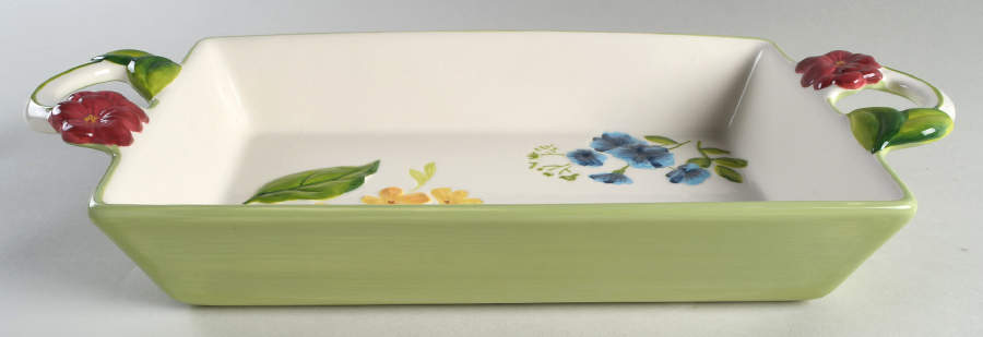 Garden Bouquet 17" Rectangular Baker by Homestudio-1