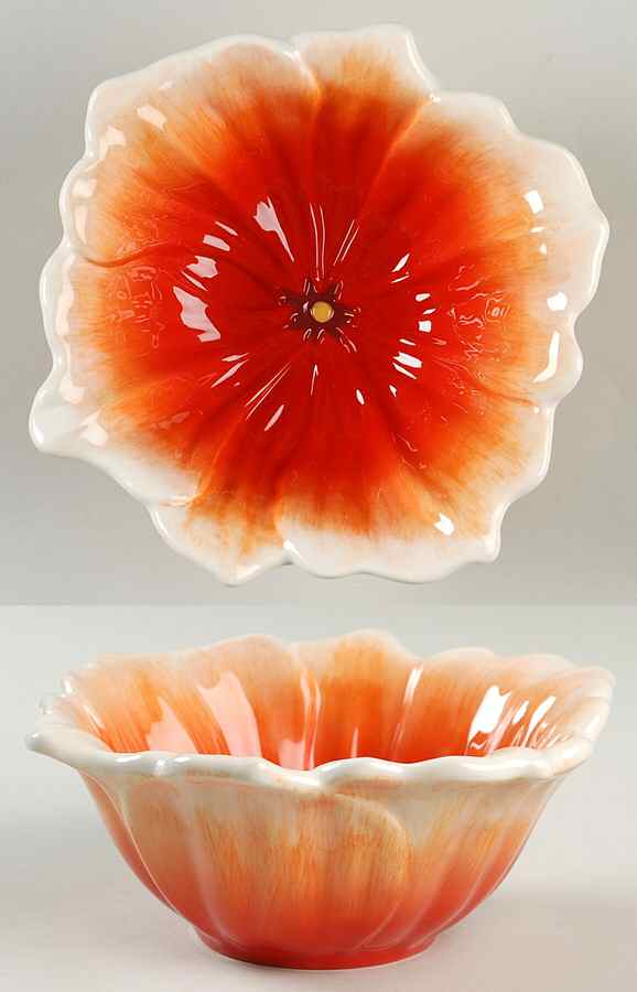 Garden Bouquet Figural Coupe Cereal Bowl by Homestudio-1