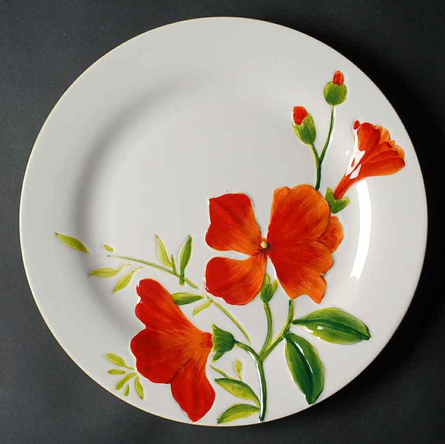 Garden Bouquet Dinner Plate by Homestudio-1