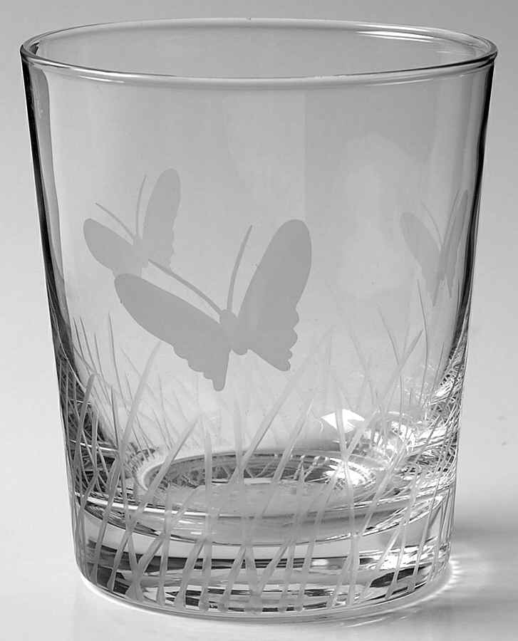 Garden Bouquet Glassware Double Old Fashioned by Homestudio-1