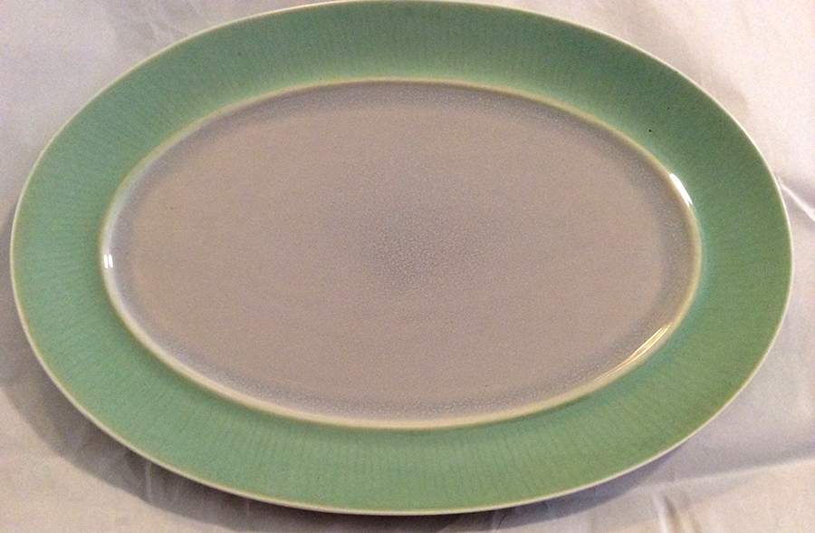 Botanica Reactive 16" Oval Serving Platter by Home-1
