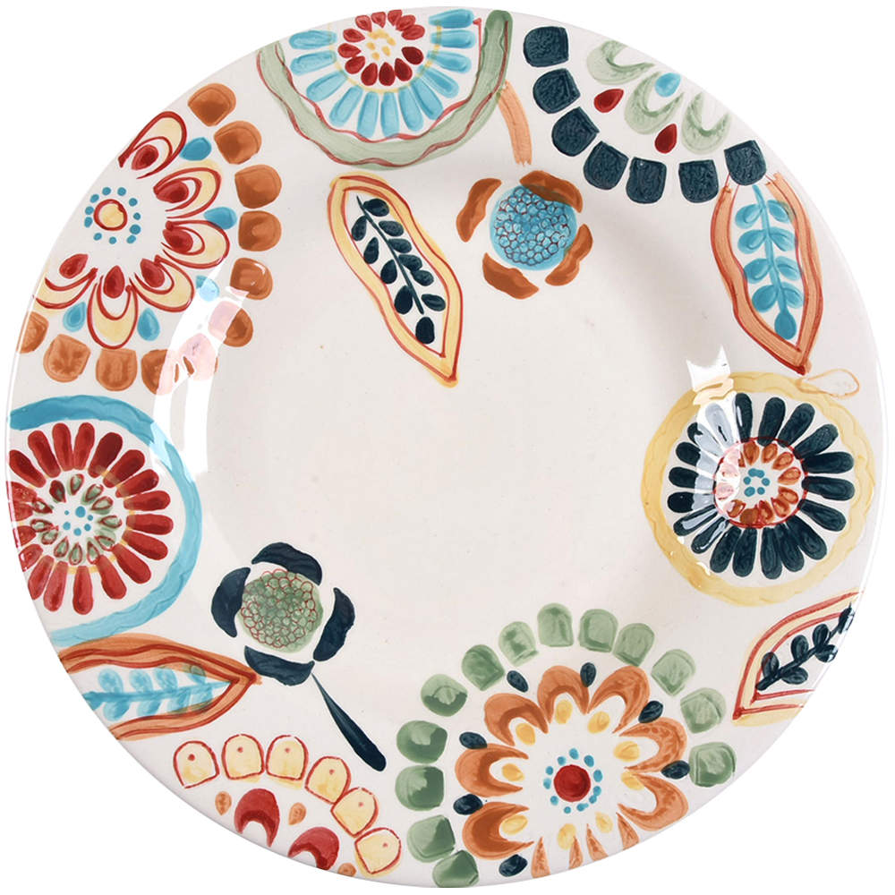 Zinnia Dinner Plate by Home-1