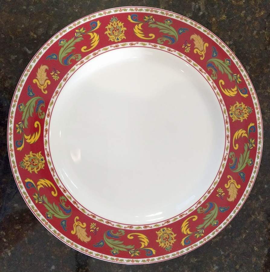 Oriental Carpet Dinner Plate by Horchow-1