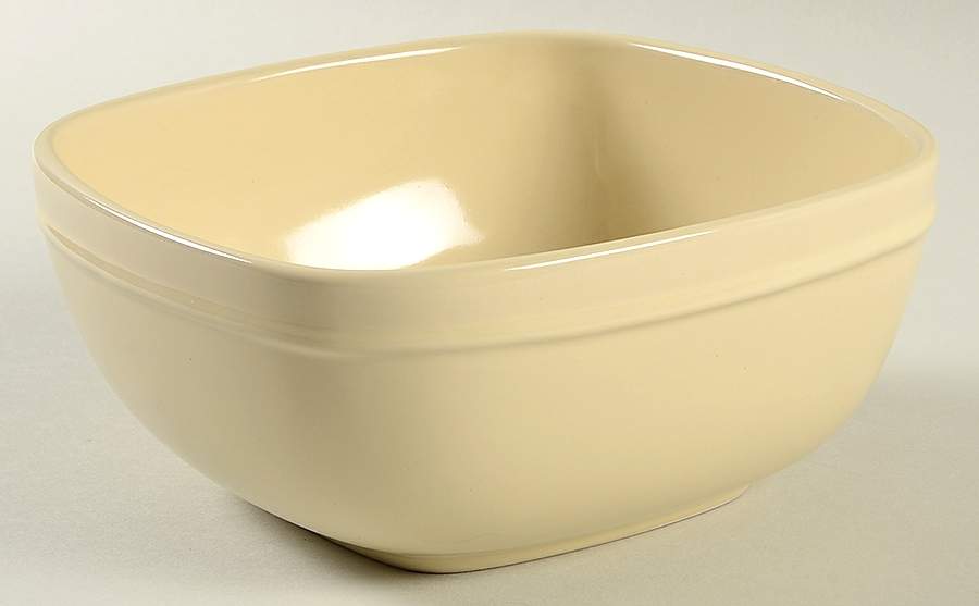 Canopy Fresh Ivory (Square) Soup/Cereal Bowl by Home Trends-1