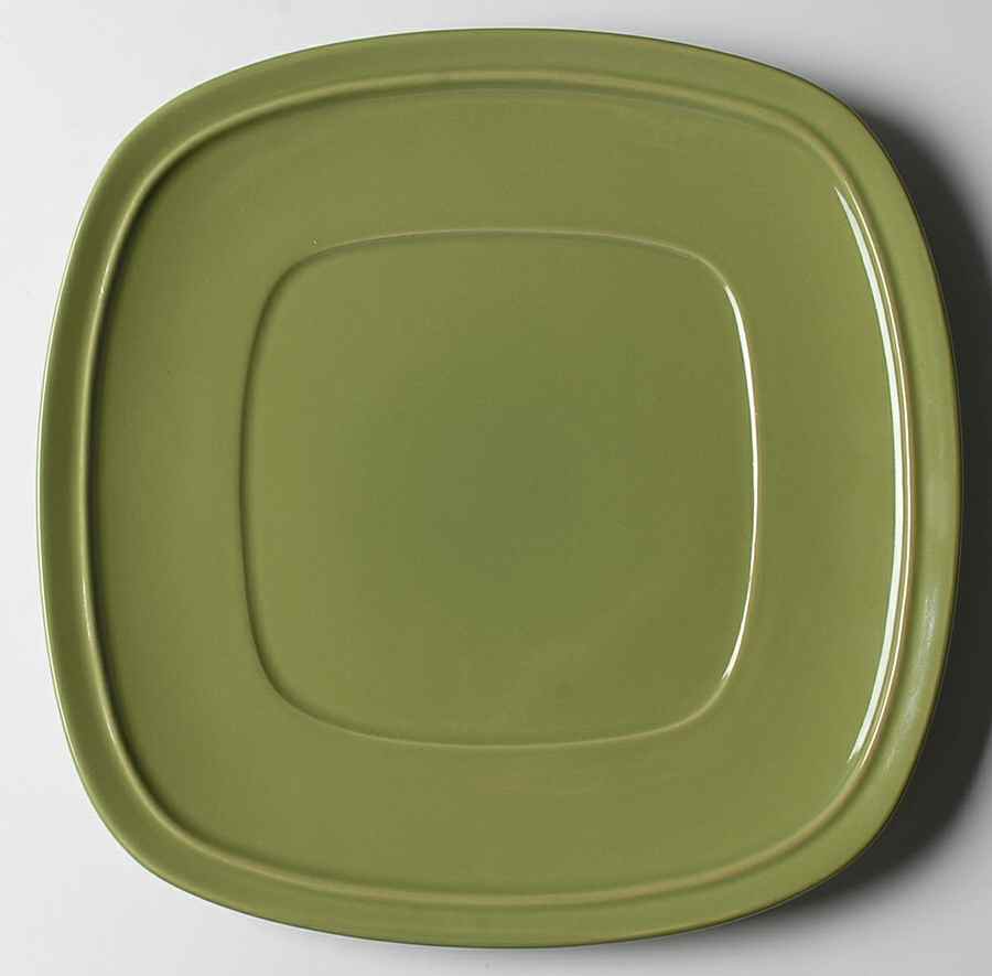 Canopy Pea Pod (Square) Dinner Plate by Home Trends-1