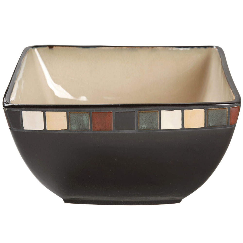 Mosaic Tile 7" Square Serving Bowl by Home Trends-1
