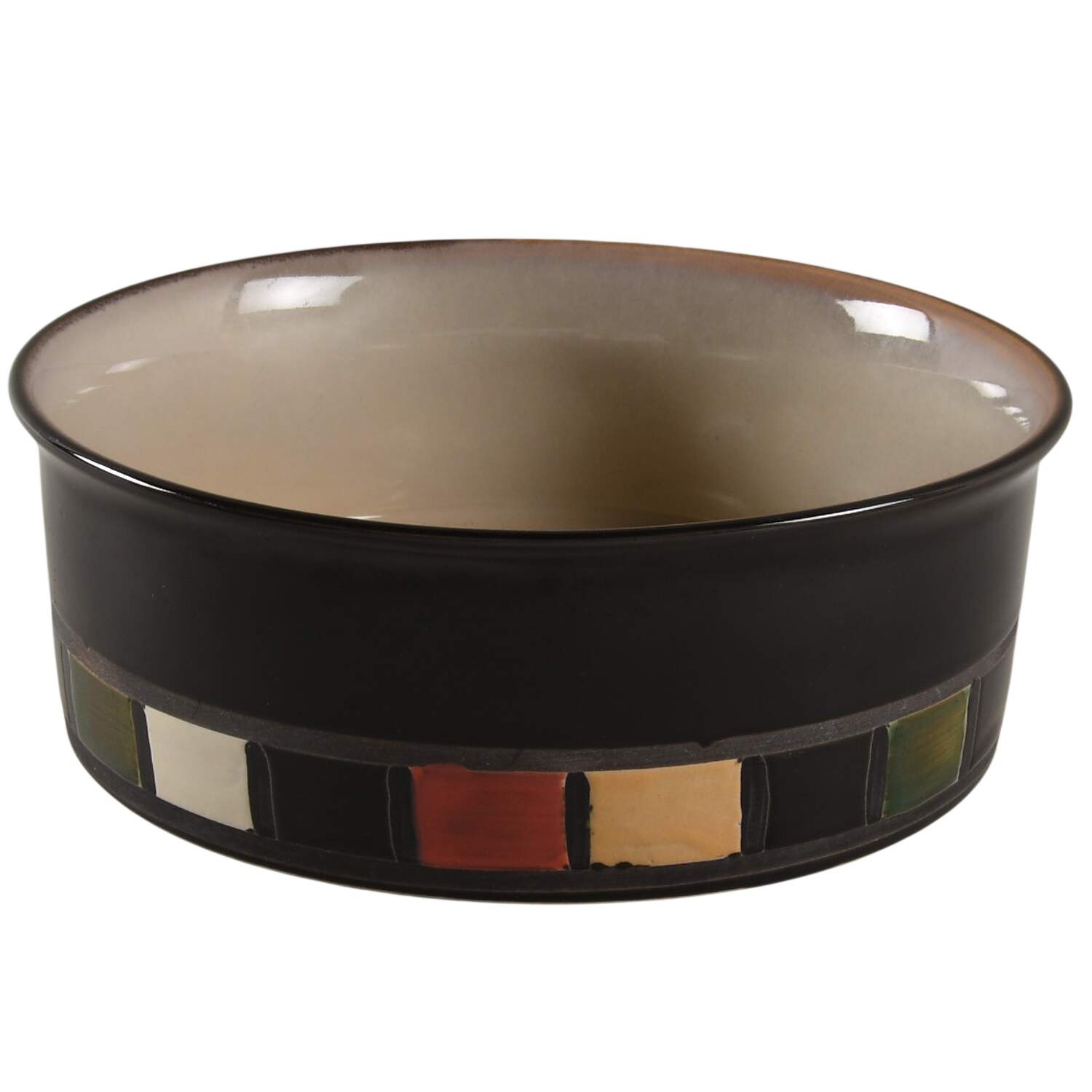 Mosaic Tile Medium Pet Bowl by Home Trends-1