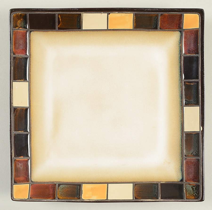 Mosaic Tile Luncheon Plate by Home Trends-1
