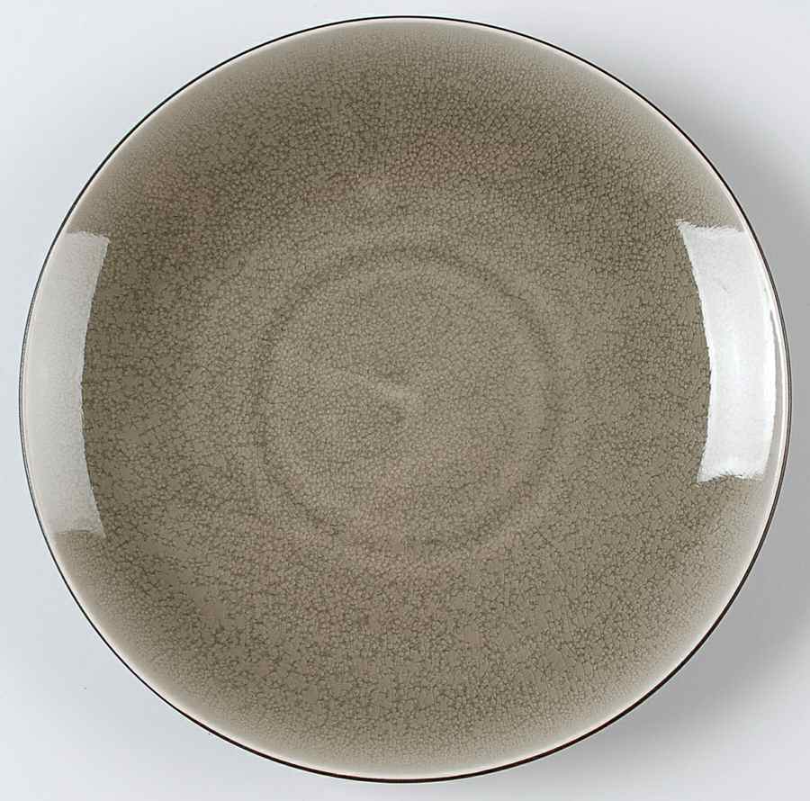 Zazen Gray Salad Plate by Home-1