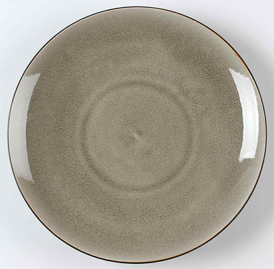 Zazen Gray Dinner Plate by Home-1