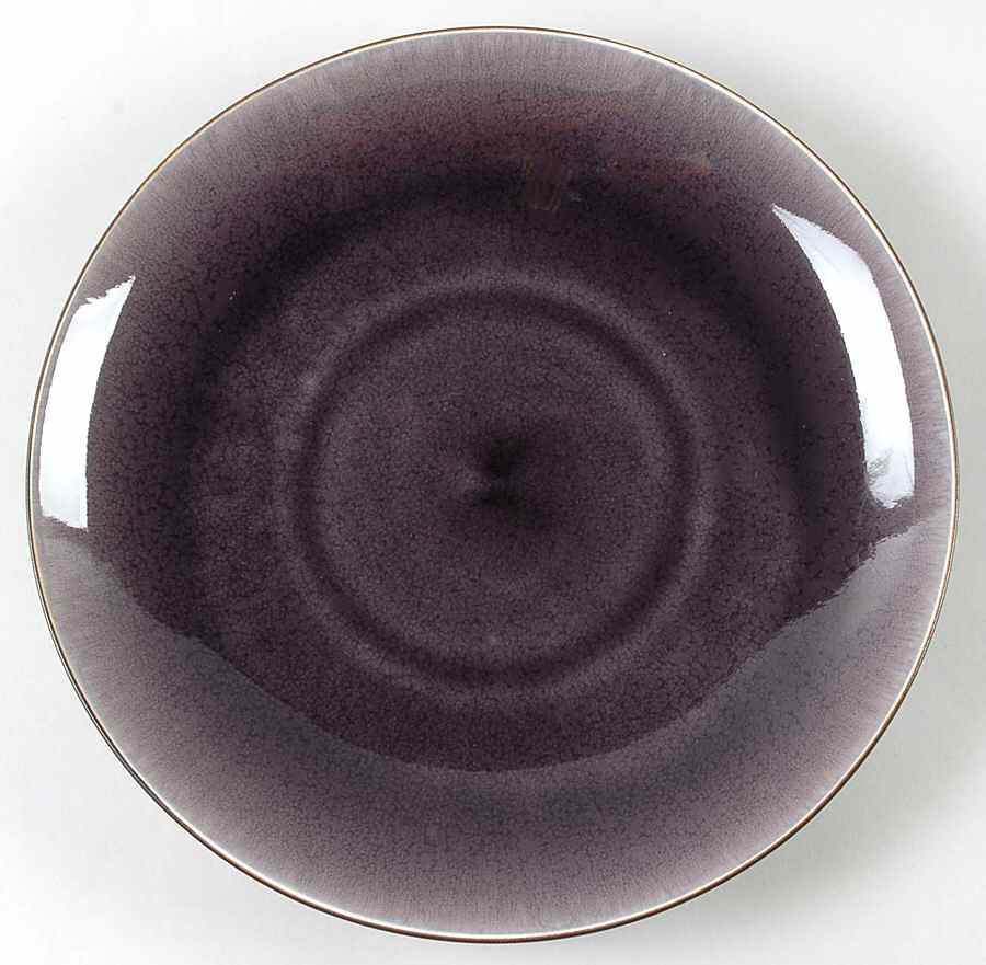 Zazen Purple Dinner Plate by Home-1