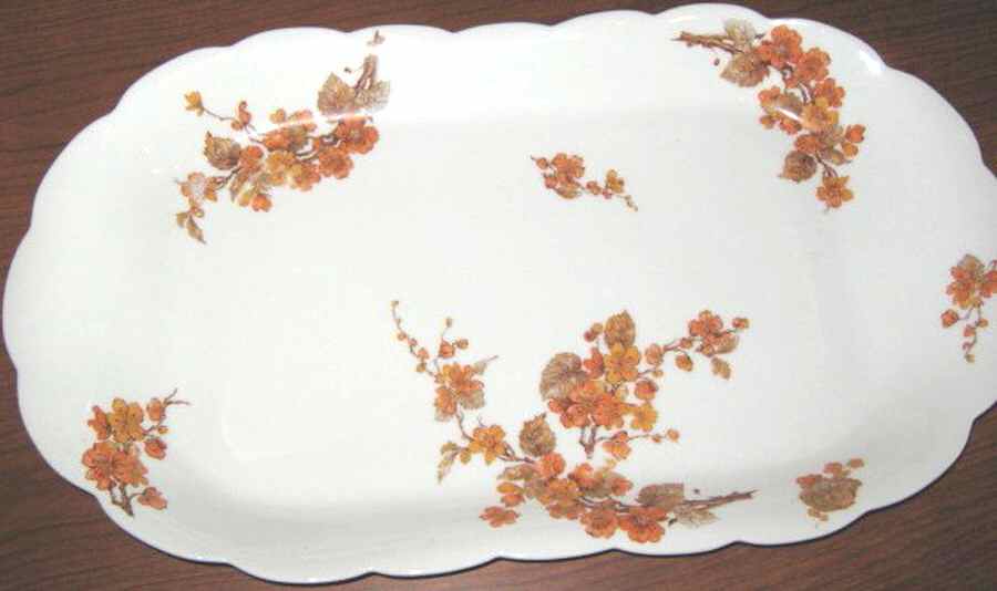 H3915 12" Oval Serving Platter by Haviland-1