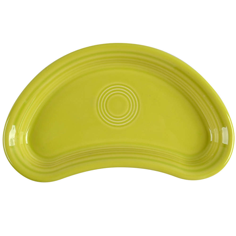 Fiesta Lemongrass (Intro 2009) Bistro Crescent Salad Plate by Homer Laughlin -1