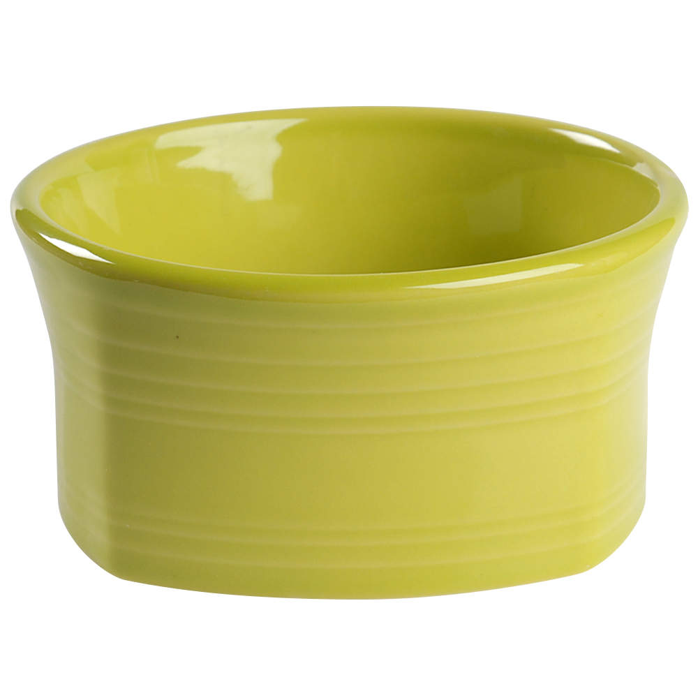 Fiesta Lemongrass (Intro 2009) Square Soup/Cereal Bowl by Homer Laughlin -1