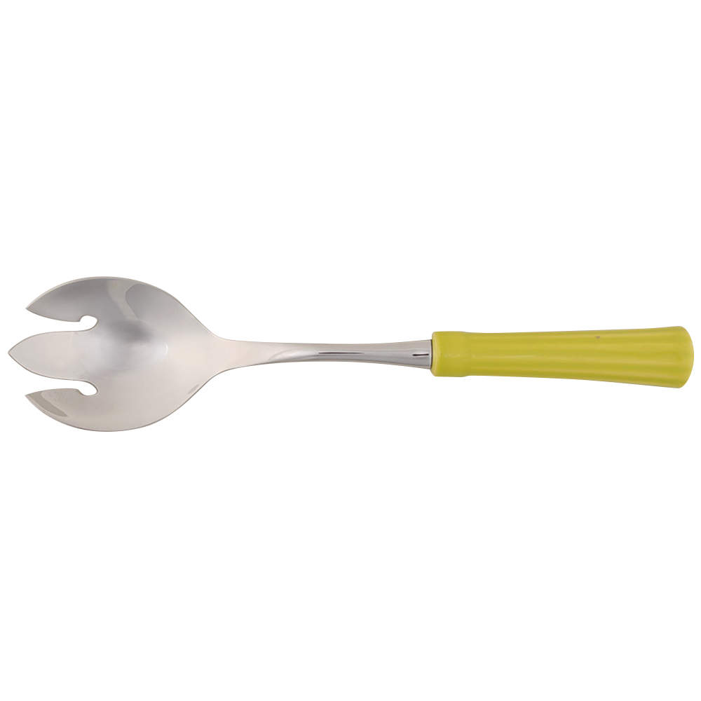 Fiesta Lemongrass (Intro 2009) Pierced Serving Spoon by Homer Laughlin -1