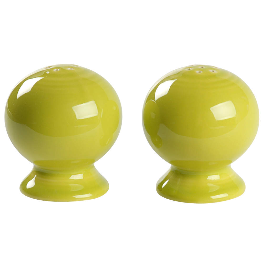 Fiesta Lemongrass (Intro 2009) Salt & Pepper Set by Homer Laughlin -1