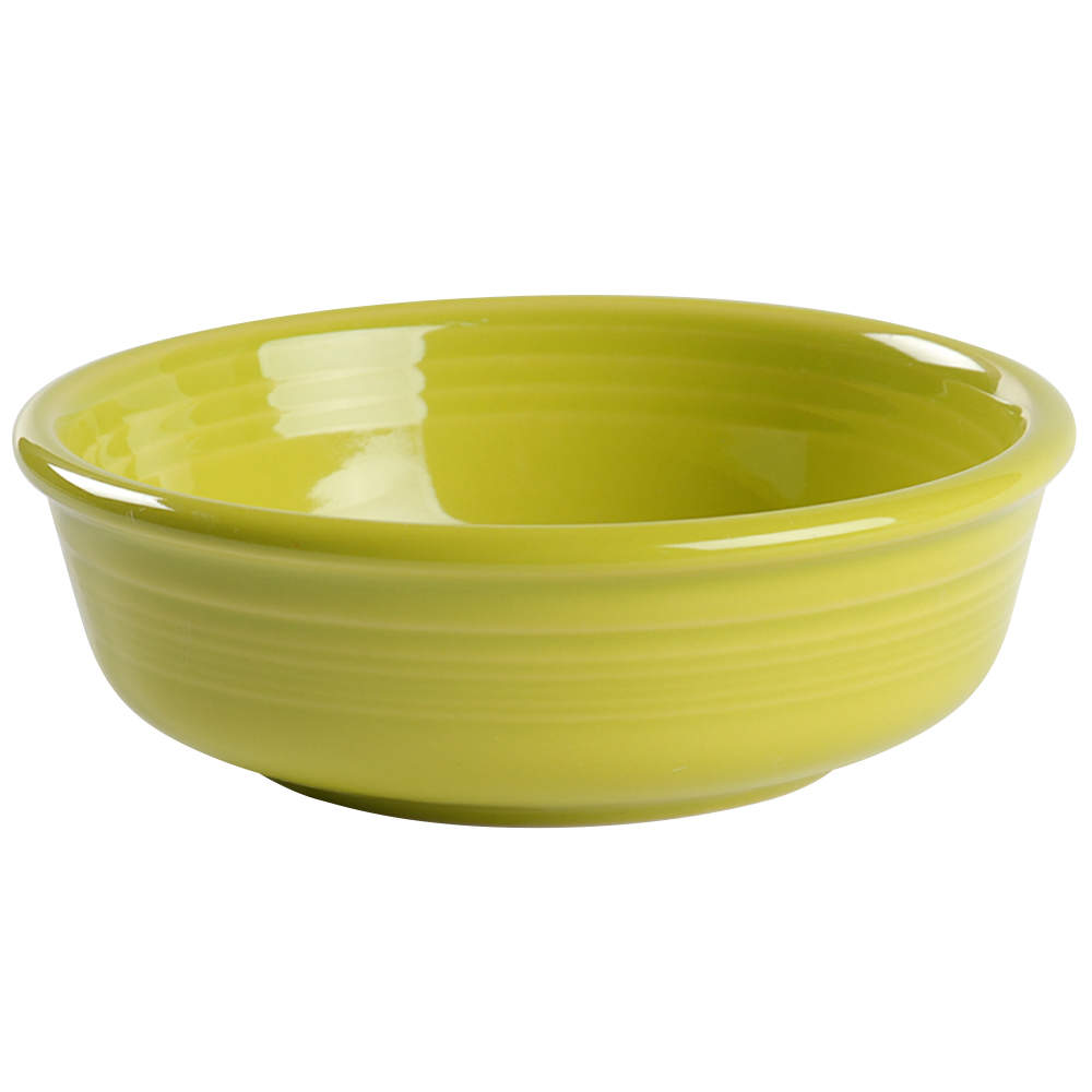 Fiesta Lemongrass (Intro 2009) Coupe Cereal Bowl by Homer Laughlin -1