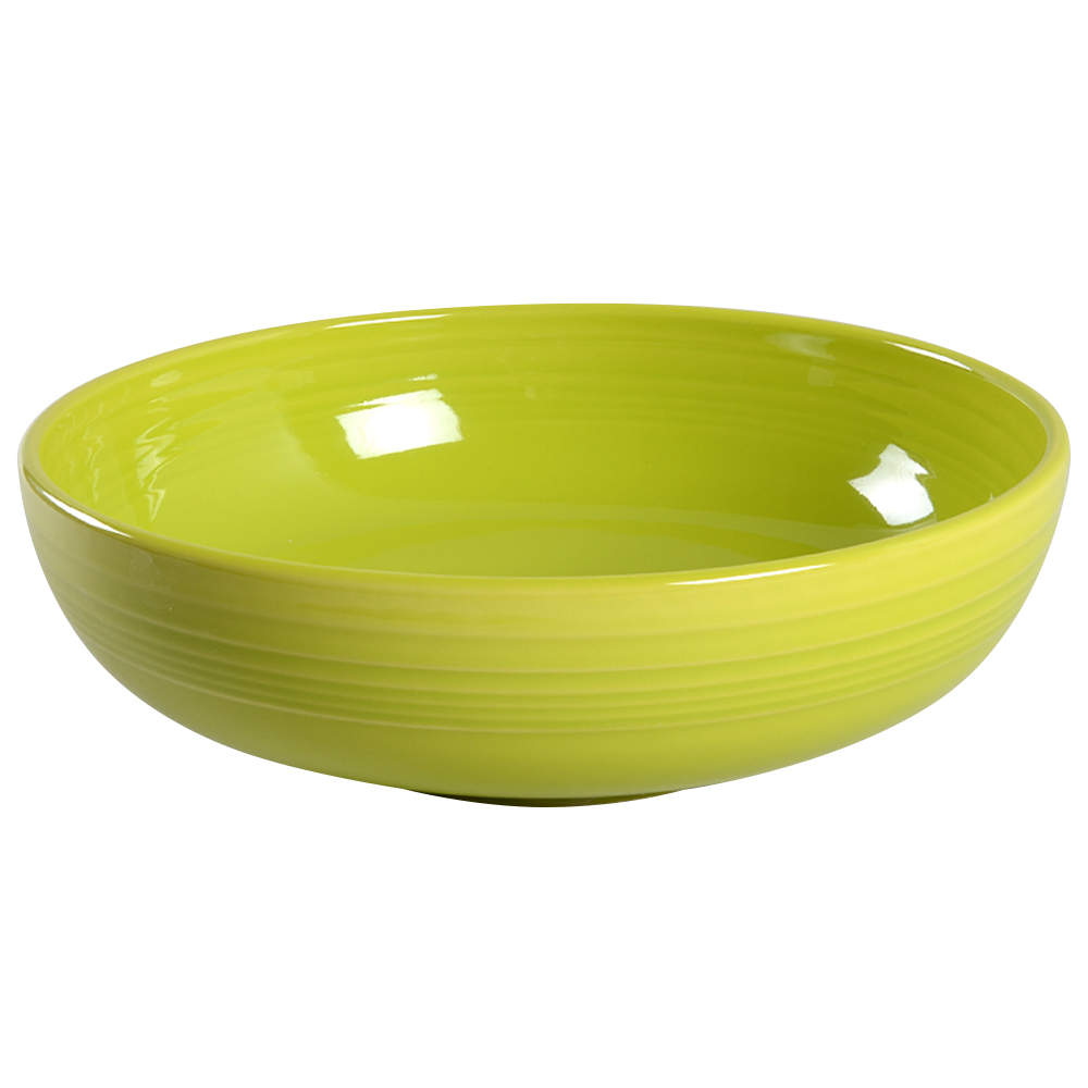 Fiesta Lemongrass (Intro 2009) 10" Bistro Bowl by Homer Laughlin -1