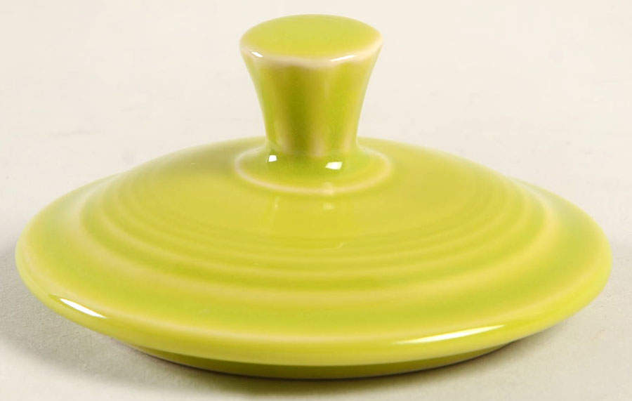 Fiesta Lemongrass (Intro 2009) Lid for Individual Sugar Bowl by Homer Laughlin -1