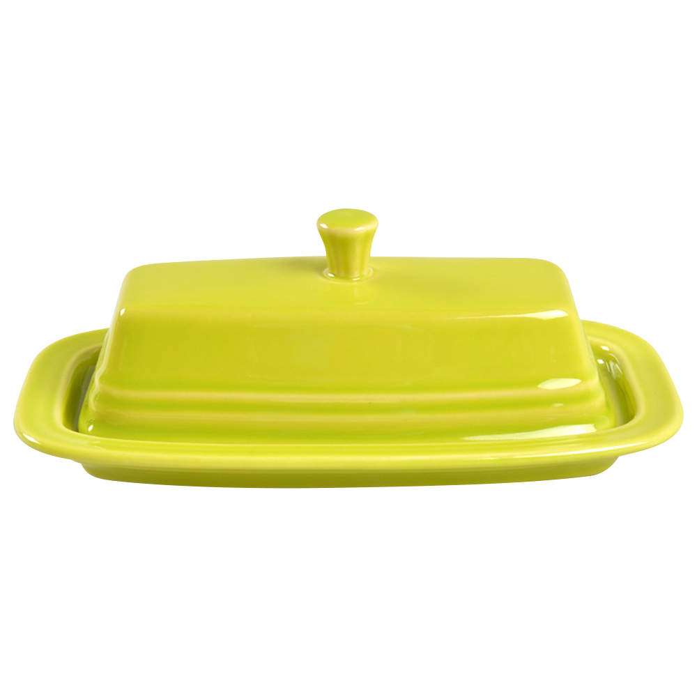 Fiesta Lemongrass (Intro 2009) 1/4 Lb Covered Butter by Homer Laughlin -1