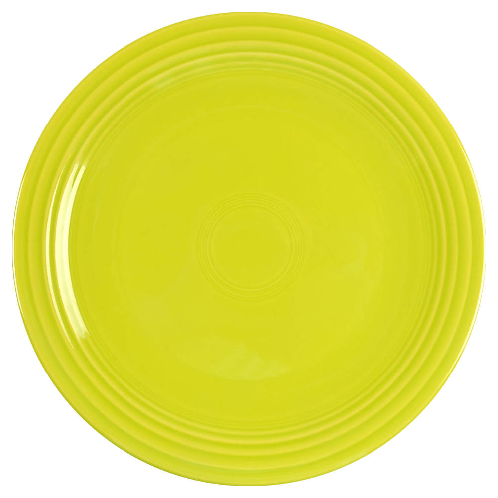 Fiesta Lemongrass (Intro 2009) 11" Chop Plate (Round Platter) by Homer Laughlin -1