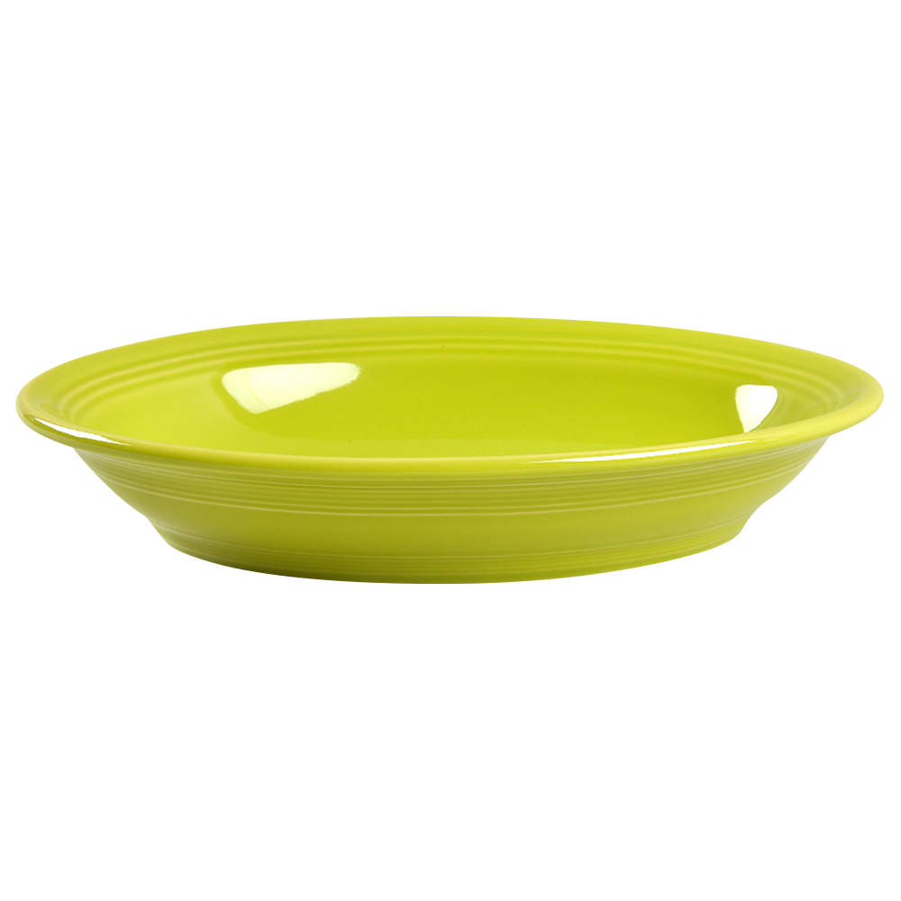 Fiesta Lemongrass (Intro 2009) 12" Oval Vegetable Bowl by Homer Laughlin -1