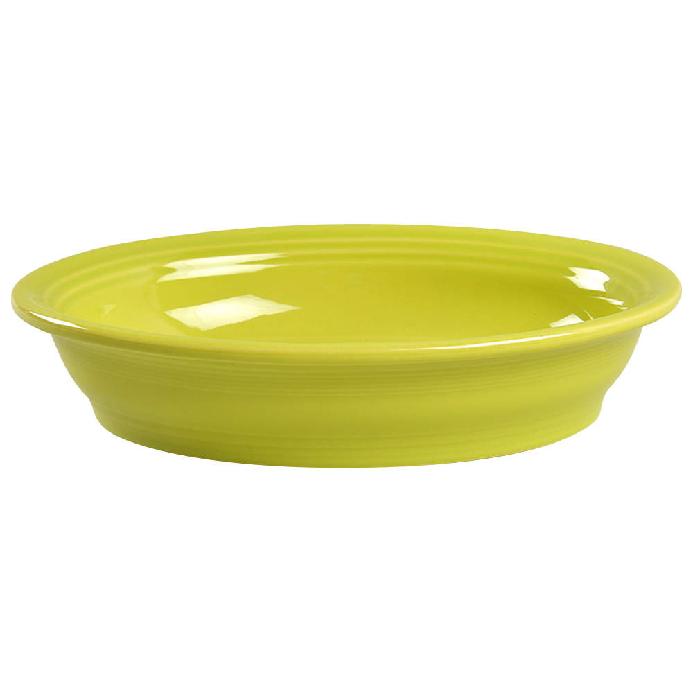 Fiesta Lemongrass (Intro 2009) 10" Oval Vegetable Bowl by Homer Laughlin -1
