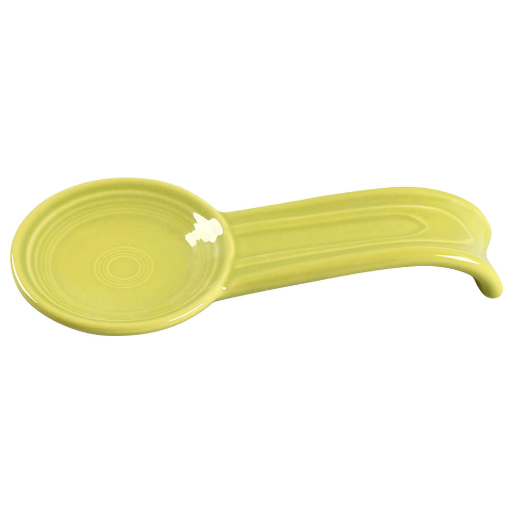 Fiesta Lemongrass (Intro 2009) Spoon Rest/Holder (Holds 1 Spoon) by Homer Laughlin -1