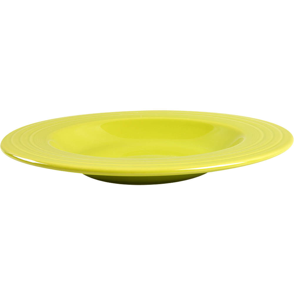 Fiesta Lemongrass (Intro 2009) 12" Individual Pasta Bowl by Homer Laughlin -1