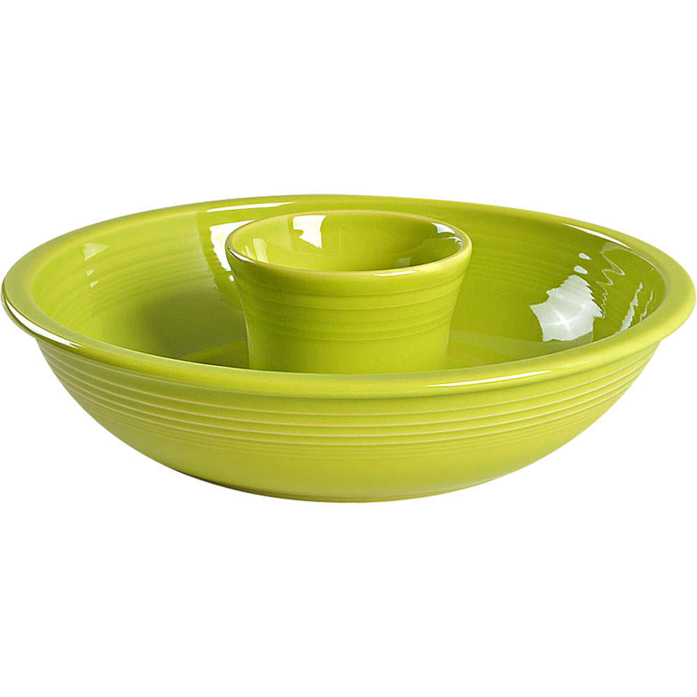 Fiesta Lemongrass (Intro 2009) (2 Piece) Chip & Dip Set by Homer Laughlin -1