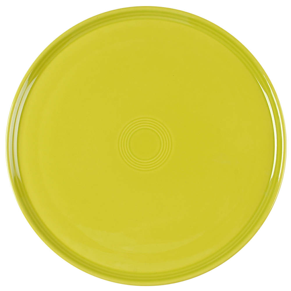 Fiesta Lemongrass (Intro 2009) 12" Pizza Tray by Homer Laughlin -1