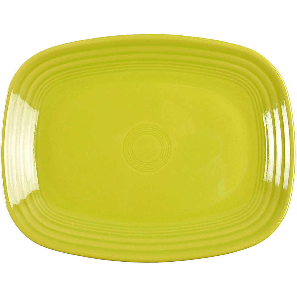 Fiesta Lemongrass (Intro 2009) 11" Rectangular Serving Platter by Homer Laughlin -1