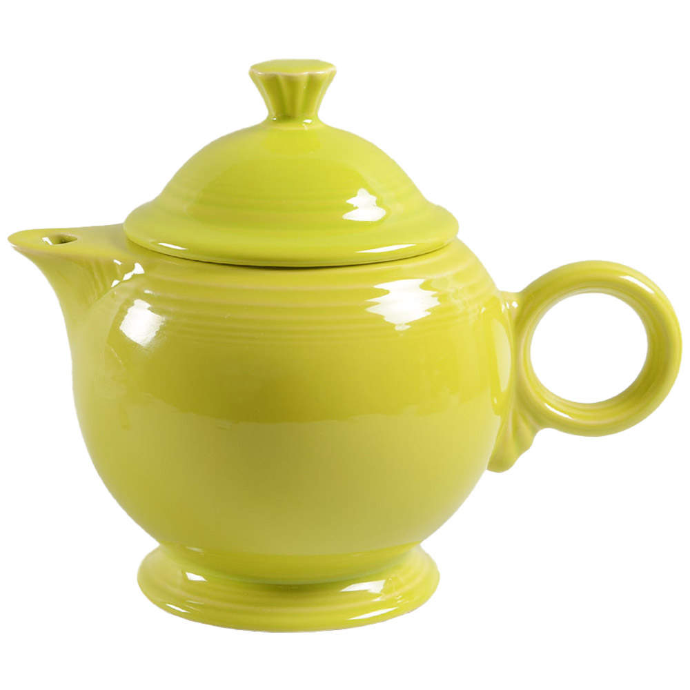Fiesta Lemongrass (Intro 2009) Teapot & Lid by Homer Laughlin -1