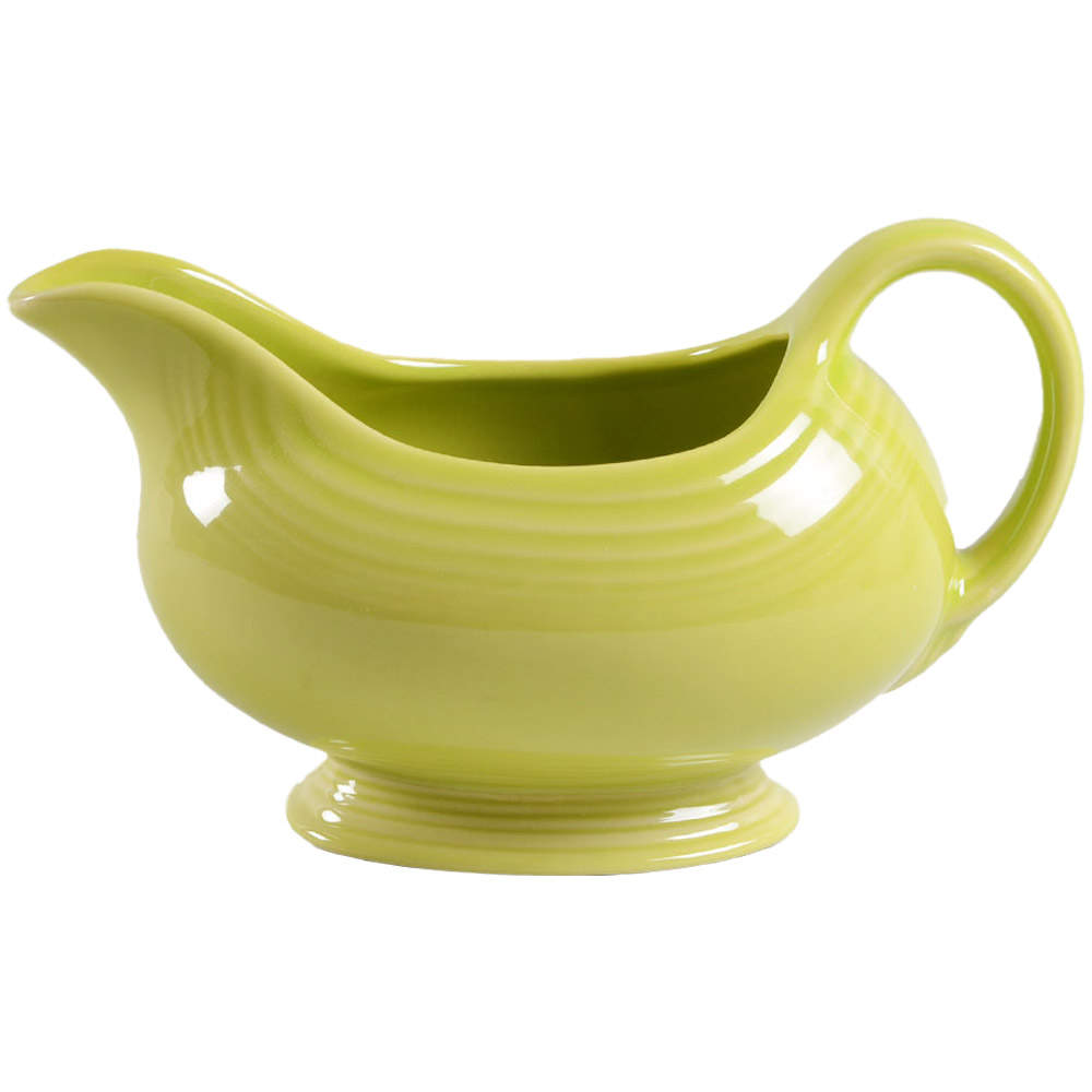 Fiesta Lemongrass (Intro 2009) Open Sauce Boat by Homer Laughlin -1