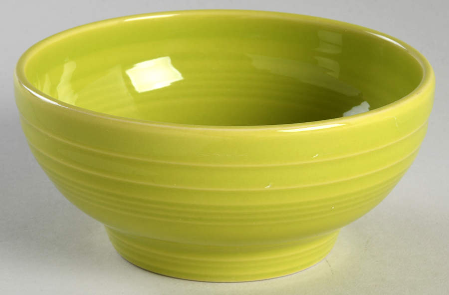 Fiesta Lemongrass (Intro 2009) 5" Footed Bowl by Homer Laughlin -1