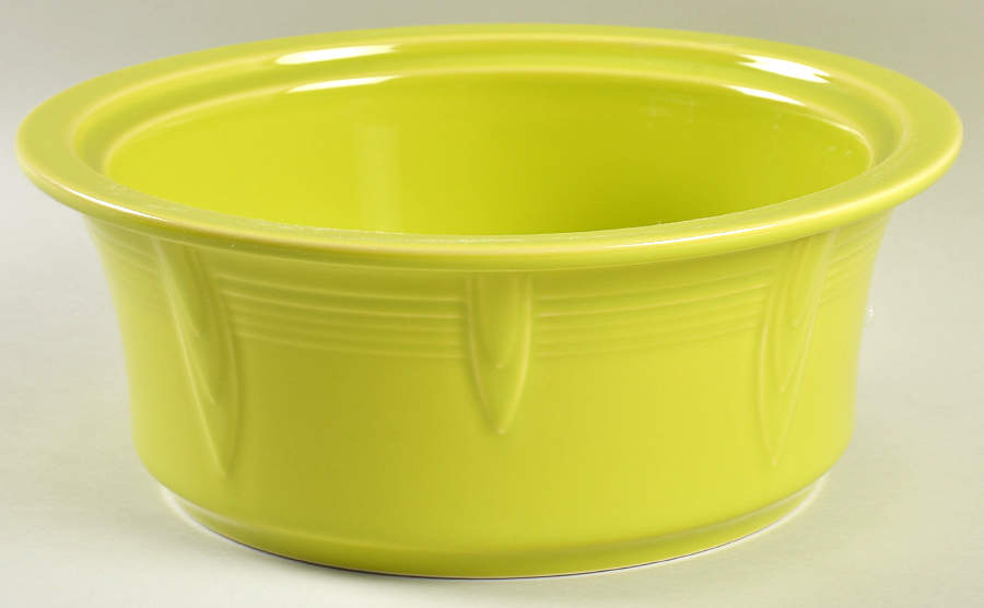 Fiesta Lemongrass (Intro 2009) 2.5 Qt Round Covered Casserole No Lid by Homer Laughlin -1