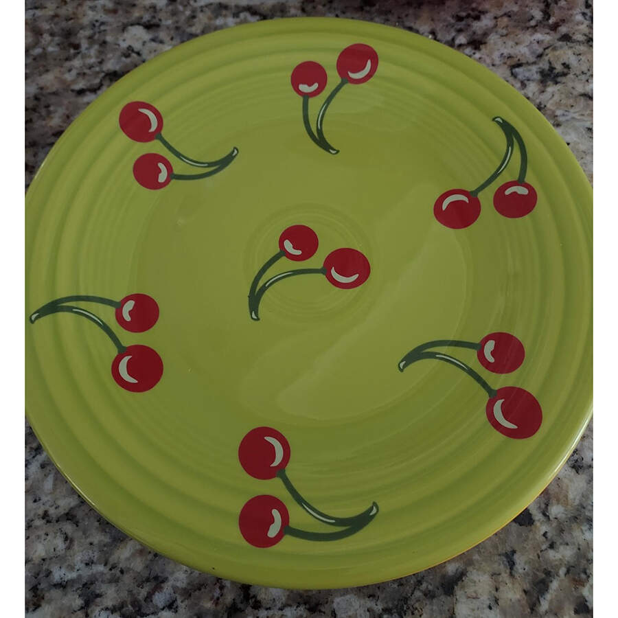 Fiesta Cherries Luncheon Plate by Fiesta Tableware Company-1