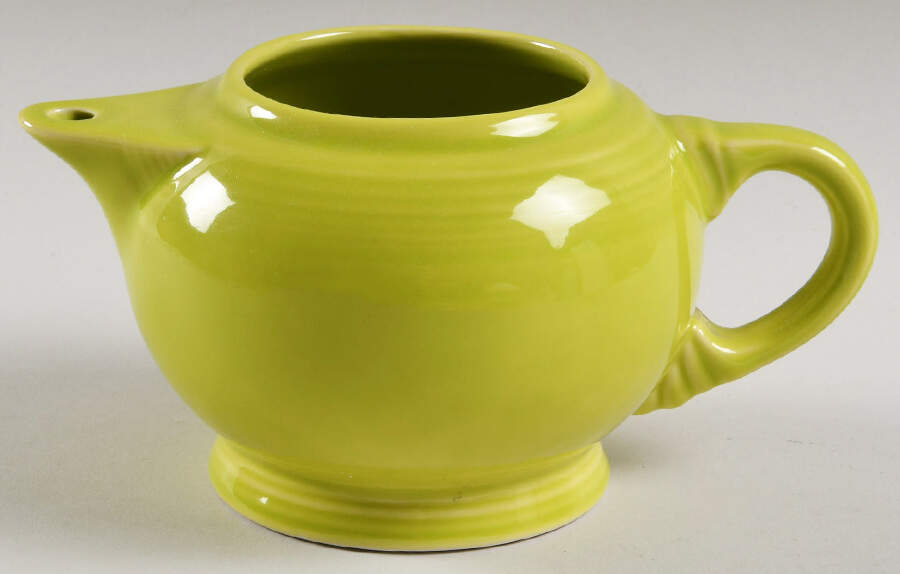 Fiesta Lemongrass (Intro 2009) Small Teapot No Lid by Homer Laughlin -1