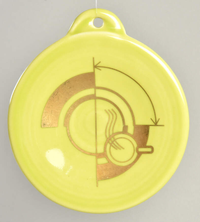 Fiesta Lemongrass (Intro 2009) Ornament by Homer Laughlin -1
