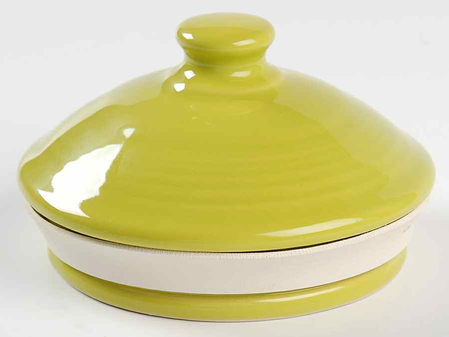 Fiesta Lemongrass (Intro 2009) Lid for Small Canister by Homer Laughlin -1