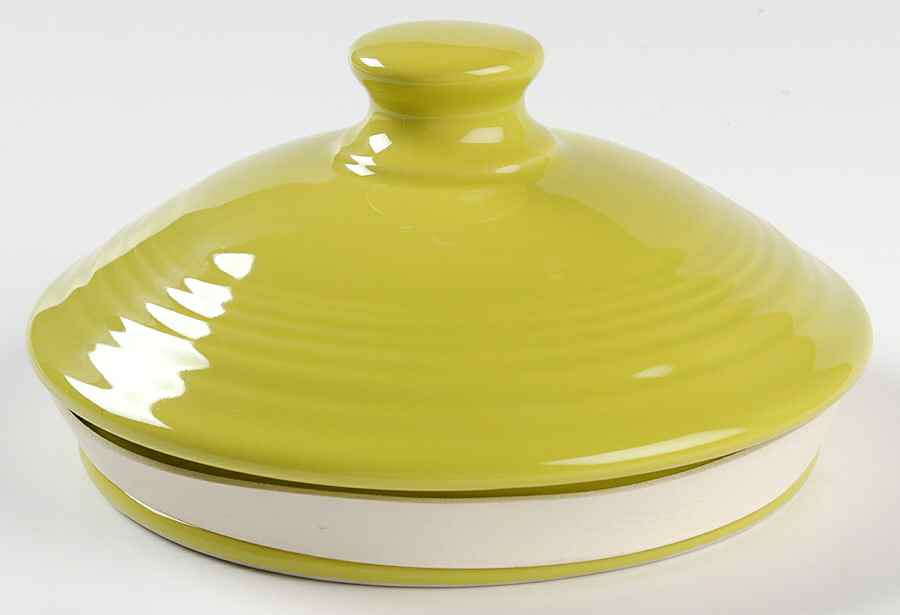 Fiesta Lemongrass (Intro 2009) Lid for Large Canister by Homer Laughlin -1